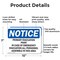 Signmission Primary Evacuation Point In Case Of Emergency, 10 in W x Rectangle, Aluminum OS-2PACK-NS-A-710-L-17803 - alternate 2